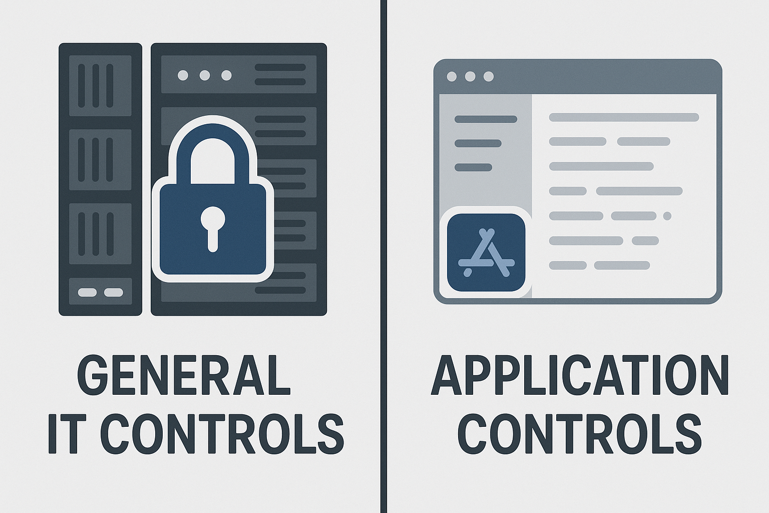 Read more about the article Difference Between General IT Controls and Application Controls
